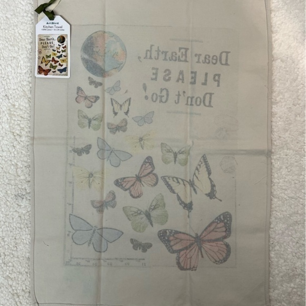 ArtBird “Earth” Kitchen Towel - Picture 2 of 4